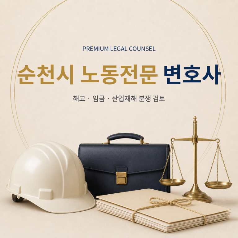 순천시 노동전문 변호사
